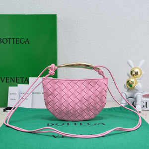Bottega Veneta BV 744267 Mini Sardine Cross-body bag realised with Intrecciato Pink - Default Title - View 2