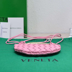 Bottega Veneta BV 744267 Mini Sardine Cross-body bag realised with Intrecciato Pink - Default Title - View 4