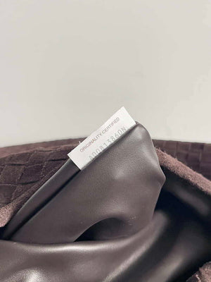 Bottega Veneta BV 763970 Large Hop Fondant Bag Brown Suede Leather - Default Title - View 8