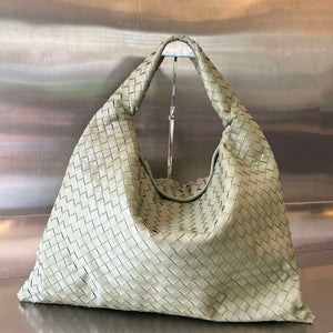 Bottega Veneta BV 763970 Large Hop Fondant Bag Green grass - Default Title - View 9
