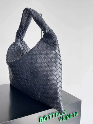 Bottega Veneta BV 763970 Large Hop Fondant Bag Navy Blue - Default Title - View 2