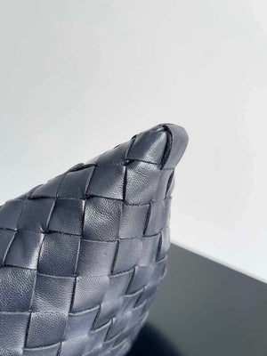 Bottega Veneta BV 763970 Large Hop Fondant Bag Navy Blue - Default Title - View 4