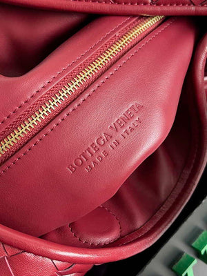 Bottega Veneta BV 763970 Large Hop Fondant Bag Red - Default Title - View 7