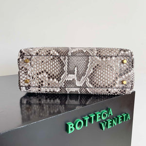 Bottega Veneta BV 743572 Medium Andiamo Snakeskin Handbag BV9069 - Default Title - View 4