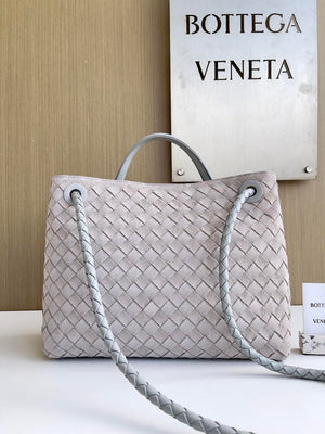 Bottega Veneta BV 766016 Medium Andiamo Suede BV90133 - Default Title - View 3