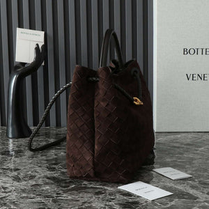 Bottega Veneta BV 766016 Medium Andiamo With Suede BV9017 - Default Title - View 4