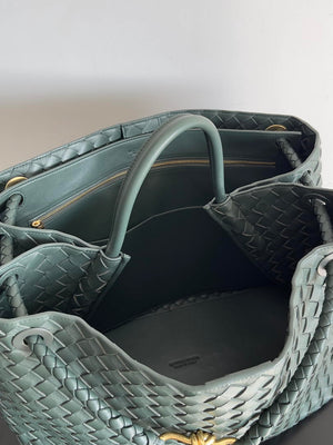 Bottega Veneta BV 766019 Large Andiamo fondant bag BV9910 - Default Title - View 9