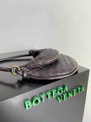 Bottega Veneta BV 776764 Small Gemelli Dark Brown - Default Title - View 2