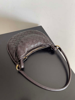 Bottega Veneta BV 776764 Small Gemelli Dark Brown - Default Title - View 3