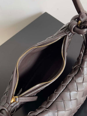 Bottega Veneta BV 776764 Small Gemelli Dark Brown - Default Title - View 9