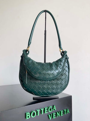 Bottega Veneta BV 776764 Small Gemelli Dark Green - Default Title - View 1