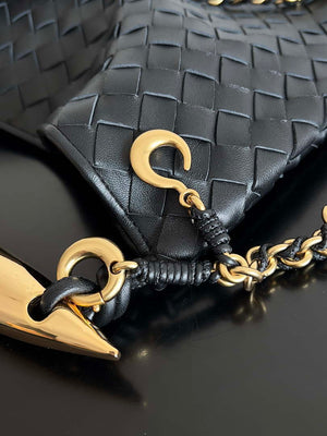 Bottega Veneta BV 776768 Sardine With Chain Black - Default Title - View 4