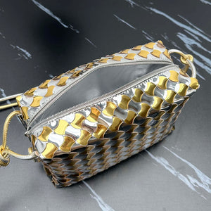 Bottega Veneta BV 777571 Small Loop Camera Bag Silver gold - Default Title - View 9