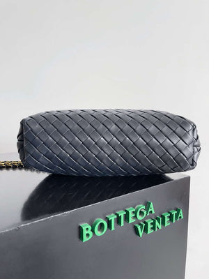 Bottega Veneta BV 785807 Lauren 1980 clutch Bag BV92024 Navy Blue - Default Title - View 3