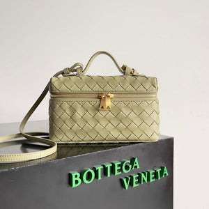 Bottega Veneta BV 789109V3IV16414 Bang Bang Vanity Case Lemon Yellow - Default Title - View 1