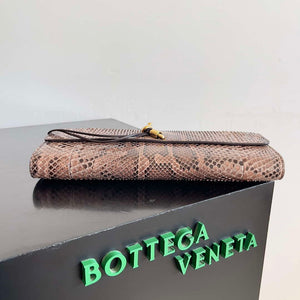 Bottega Veneta BV 794945 Long Clutch Andiamo With Python leather BV9090 - Default Title - View 4