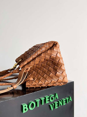 Bottega Veneta BV 796569VCPPT8060 Small Andiamo Parachute Brown - Default Title - View 2