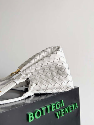 Bottega Veneta BV 796569VCPPT8060 Small Andiamo Parachute White - Default Title - View 2