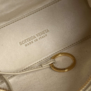 Bottega Veneta BV 796615 Mini Loop intrecciato leather cross-body bag Apricot - Default Title - View 8