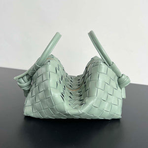 Bottega Veneta BV 796615 Mini Loop intrecciato leather cross-body bag Green - Default Title - View 1