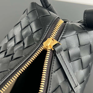 Bottega Veneta BV 796615 Mini Loop intrecciato leather cross-body bag Black - Default Title - View 7