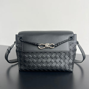 Bottega Veneta BV 815781V2HLD1208 Small Andiamo Messenger Black - Default Title - View 1
