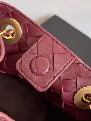 Bottega Veneta BV 817175V4SC59104 Small Parachute Chain Wine Red - Default Title - View 5