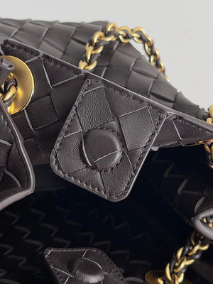 Bottega Veneta BV 817175V4SC59104 Small Parachute Chain Dark Brown - Default Title - View 5