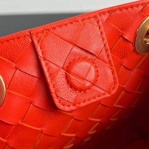Bottega Veneta BV 817175V4SC59104 Small Parachute Chain Orange Red - Default Title - View 16