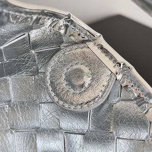 Bottega Veneta Mini Sardine Cross-body bag realised with Intrecciato Silver Hardware BV 744267 - Default Title - View 8