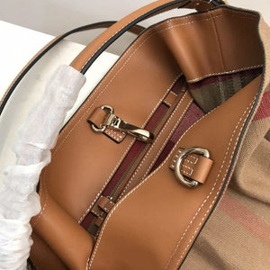 Burberry 39457261 Ashby Brown Canvas Hobo Bag - Default Title - View 8