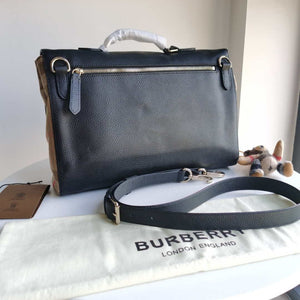 Burberry 80416791 Grainy Leather Messenger Bag - Default Title - View 7