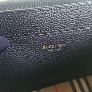 Burberry Vintage Check and Leather Note Crossbody Bag in Black - Default Title - View 8