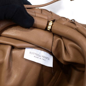 BV 585852 Bottega Veneta Mini Pouch intrecciato leather clutch with strap Brown - Default Title - View 8