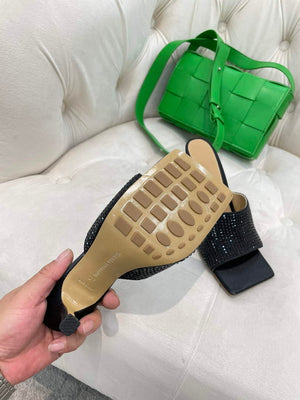 BV 709028 Bottega Veneta Stretch Strass-embellished Shoes BV5809 - 35 - View 3