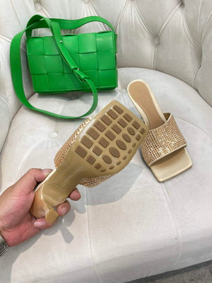 BV 709028 Bottega Veneta Stretch Strass-embellished Shoes BV5810 - 35 - View 6