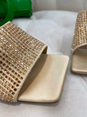 BV 709028 Bottega Veneta Stretch Strass-embellished Shoes BV5810 - 35 - View 9