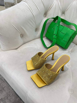 BV 709028 Bottega Veneta Stretch Strass-embellished Shoes BV5811 - 35 - View 2