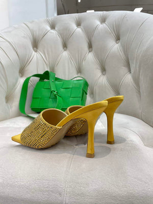 BV 709028 Bottega Veneta Stretch Strass-embellished Shoes BV5811 - 35 - View 4