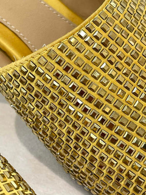 BV 709028 Bottega Veneta Stretch Strass-embellished Shoes BV5811 - 35 - View 7