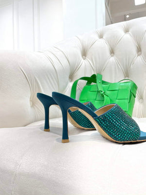 BV 709028 Bottega Veneta Stretch Strass-embellished Shoes BV5812 - 35 - View 5