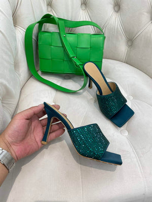 BV 709028 Bottega Veneta Stretch Strass-embellished Shoes BV5812 - 35 - View 7