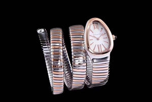 Bvlgari 103434 Serpenti Tubogas watch rose gold steel Black - Black - View 5