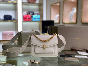 Bvlgari 29084 Serpenti Forever Crossbody Bag Ivory - Default Title - View 1