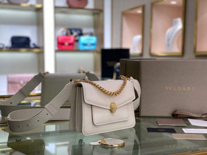 Bvlgari 29084 Serpenti Forever Crossbody Bag Ivory - Default Title - View 3