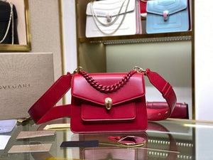 Bvlgari 29085 Serpenti Forever Crossbody Bag Red - Default Title - View 1