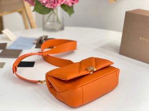 Bvlgari 291087 Serpenti Cabochon Crossbody Bag Orange - Default Title - View 6
