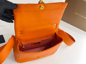 Bvlgari 291087 Serpenti Cabochon Crossbody Bag Orange - Default Title - View 8