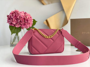 Bvlgari 291087 Serpenti Cabochon Crossbody Bag Pink - Default Title - View 6