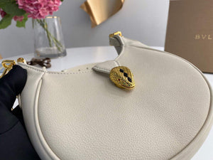 Bvlgari 291632 Small Serpenti Ellipse Crossbody Bag Ivory - Default Title - View 3
